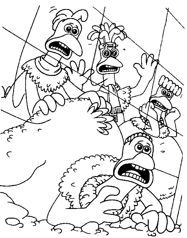 600x762 Kids N 46 Coloring Pages Of Chicken Run