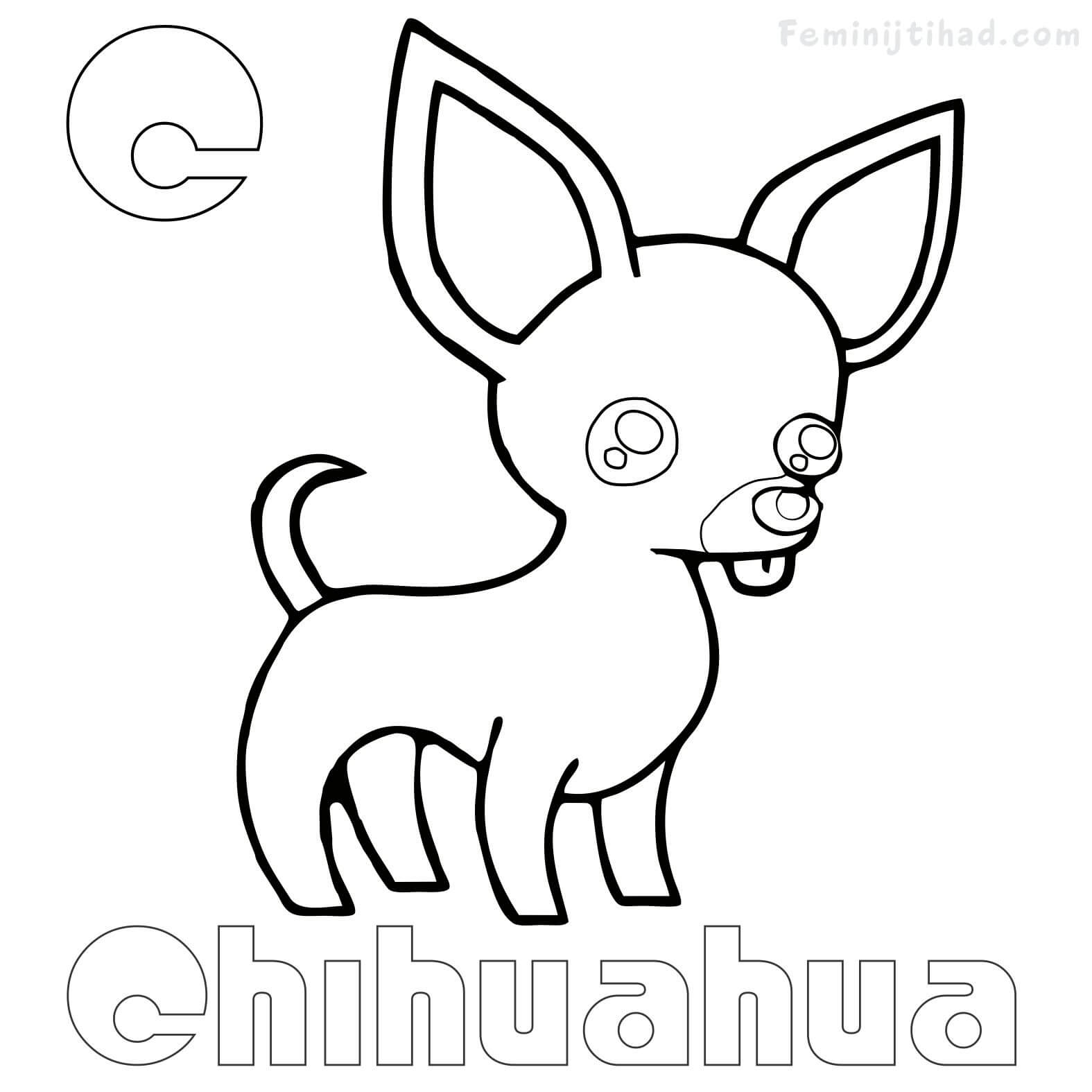 1575x1575 Chihuahua Coloring Pages Free Download Coloring Pages For Kids