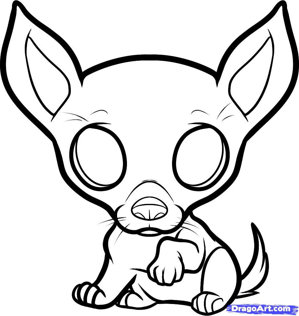975x1029 Chihuahua Coloring Pages