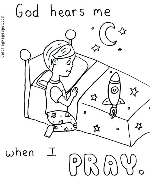 497x600 Child Praying Coloring Page Prayer Coloring Pages Catholic Lord S