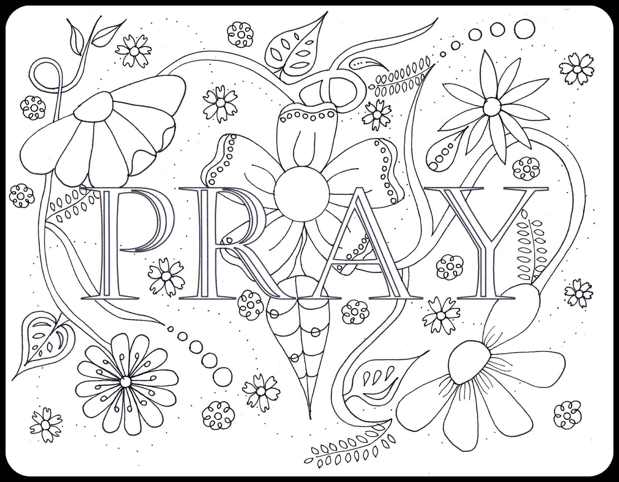 2048x1595 Prayer Coloring Pages Alluring Children Praying Coloring Page