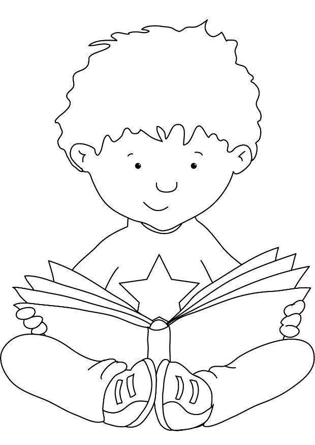 620x875 Coloring Pages Child Reading Bible Child Reading Coloring Page