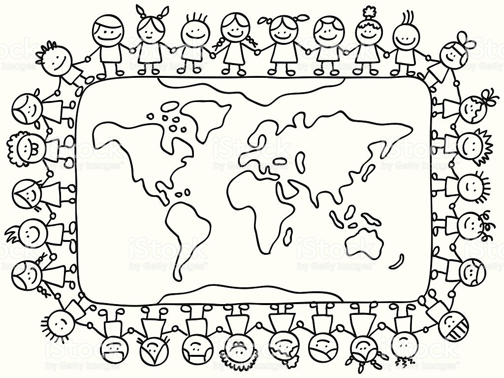 Drawn Child The World Clipart Black And White 1024x767 Drawn Child The World Clipart Black And White