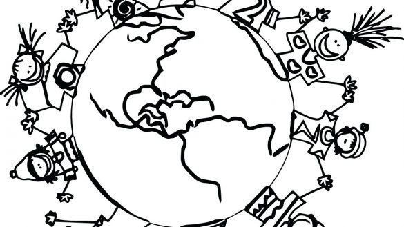 Children Around The World Coloring Pages Free Of Toddler Lessons 585x329 Children Around The World Coloring Pages Free Of Toddler Lessons