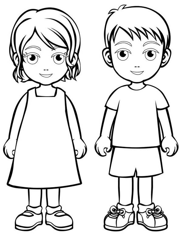 Coloring Pictures Of Children Free Coloring Page 600x776 Coloring Pictures Of Children Free Coloring Page
