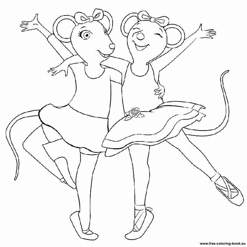 For Angelina Ballerina Coloring Pages 800x800 For Angelina Ballerina Coloring Pages