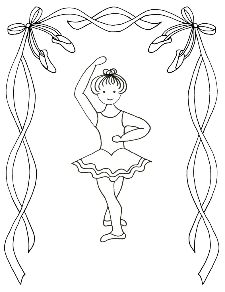 Free Printable Ballet Coloring Pages For Kids 791x1024 Free Printable Ballet Coloring Pages For Kids