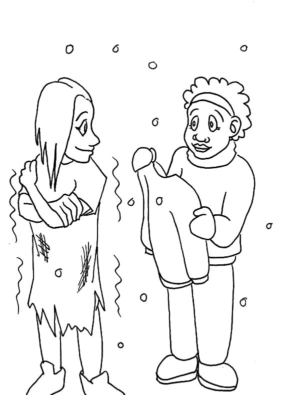 600x789 Giving Coloring Pages