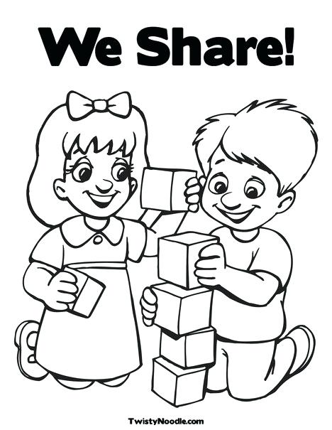Interesting Sharing Coloring Page Sharing Coloring Pages Sharing 468x605 Interesting Sharing Coloring Page Sharing Coloring Pages Sharing