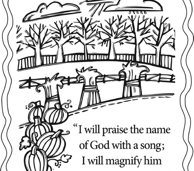 Childrens Church Coloring Pages 678x600 Childrens Church Coloring Pages