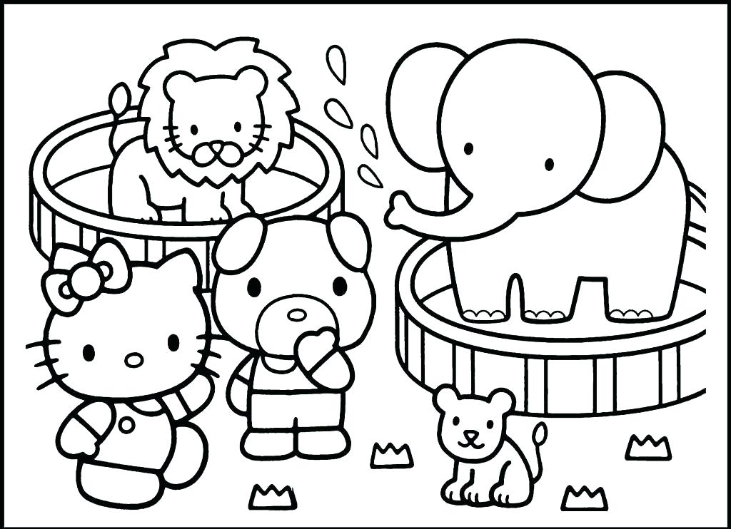 Zoo Animals Coloring Page Zoo Animal Coloring Pages And Animals 1024x742 Zoo Animals Coloring Page Zoo Animal Coloring Pages And Animals