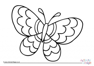 Butterfly Colouring Pages 320x226 Butterfly Colouring Pages