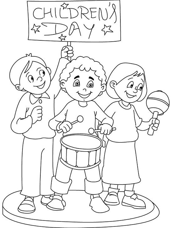 550x728 Top 10 Children's Day Coloring Pages Yourddler Will Love