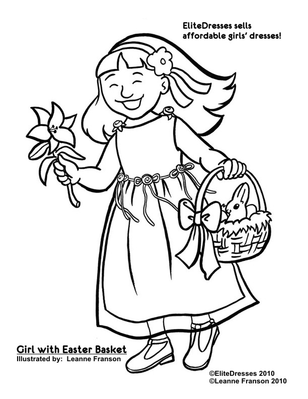 Free Easter Coloring Pages 612x792 Free Easter Coloring Pages