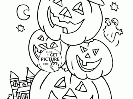 440x330 Download Coloring Pages Childrens Halloween Coloring