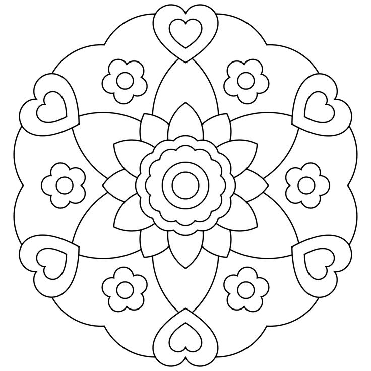 Mandala Coloring Pages For Kids Coloring Pages Education 736x736 Mandala Coloring Pages For Kids Coloring Pages Education