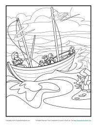 Bible Coloring Pages Paul's Shipwreck 200x257 Bible Coloring Pages Paul's Shipwreck
