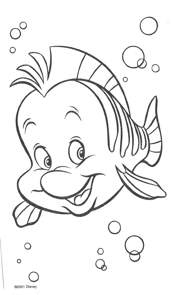 Flounder Coloring Pages The Little Mermaid Coloring Pages Ariel 596x1023 Flounder Coloring Pages The Little Mermaid Coloring Pages Ariel