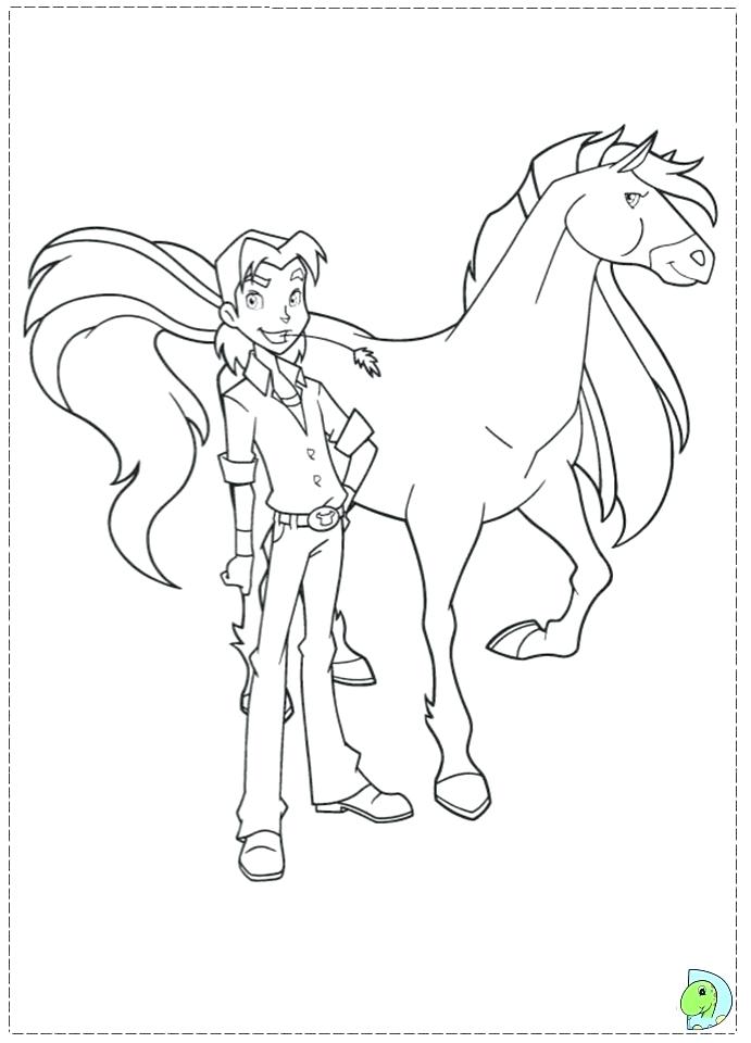 691x960 Coloring Page Horseland Pages Chili