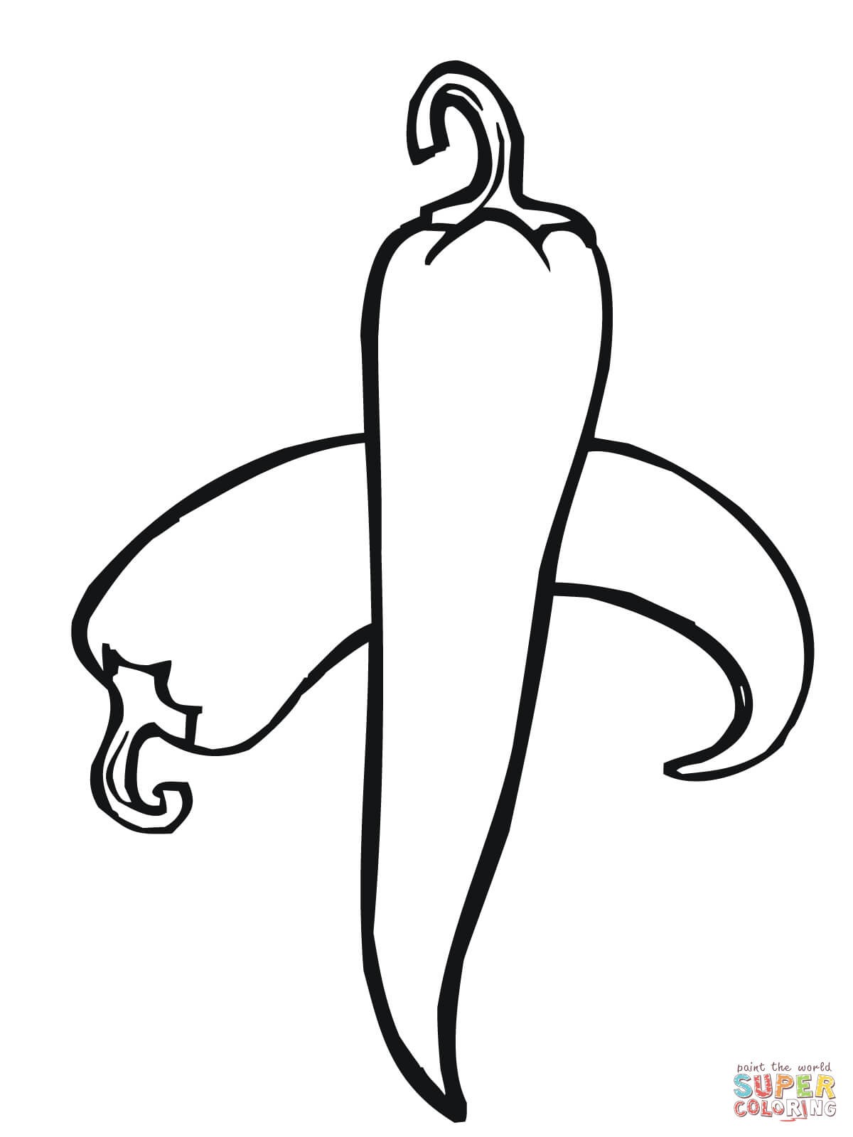 Pepper Vegetable Coloring Page For Kids Unique Chilli Pepper 1200x1600 Pepper Vegetable Coloring Page For Kids Unique Chilli Pepper