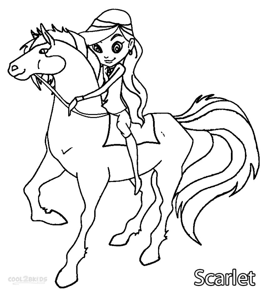 Printable Horseland Coloring Pages For Kids Cool2bkids 850x948 Printable Horseland Coloring Pages For Kids Cool2bkids