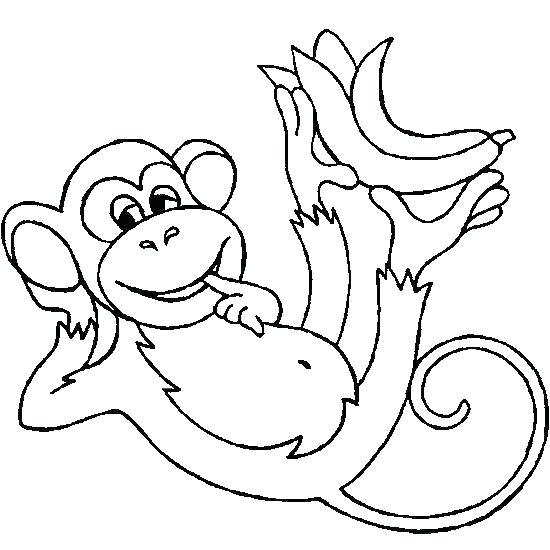 550x550 Chimpanzee Coloring Pages Printable Chimpanzee Coloring Page