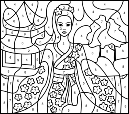 256x226 Princesses Coloring Pages