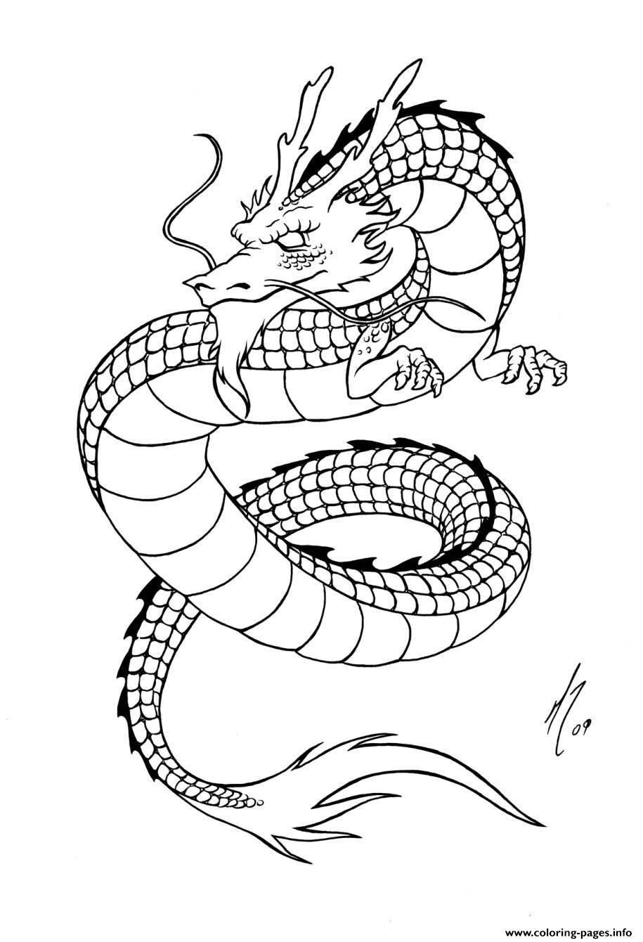 915x1340 6 Chinese Dragon Coloring Pages
