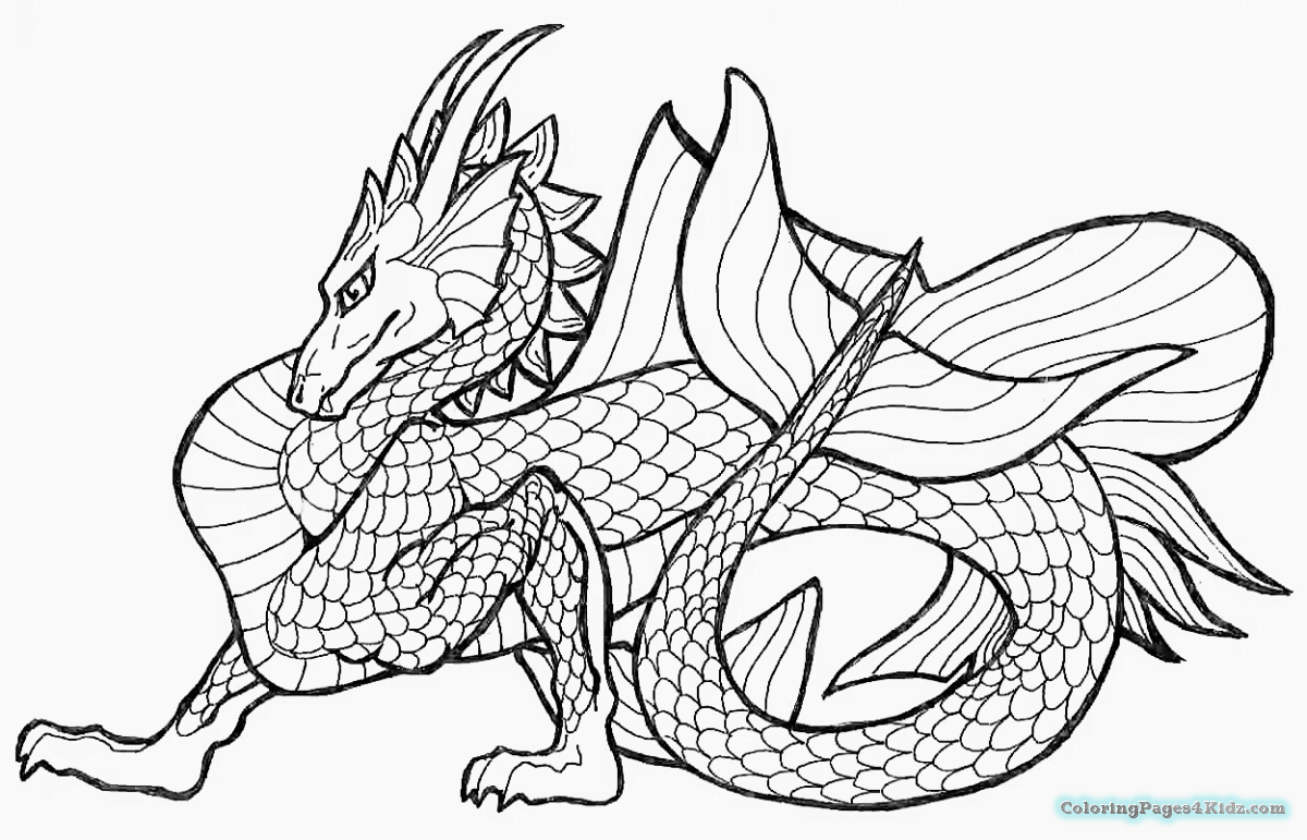 1200x771 Chinese Dragon Coloring Pages Coloring Pages For Kids