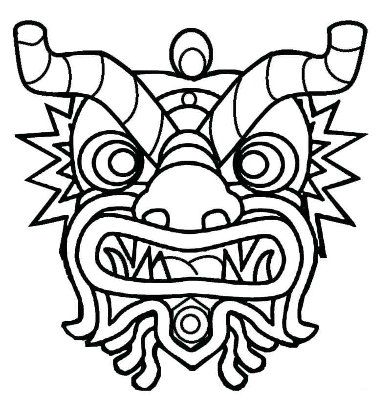 Chinese Dragon Coloring Pages For Kids at GetColorings.com | Free ...