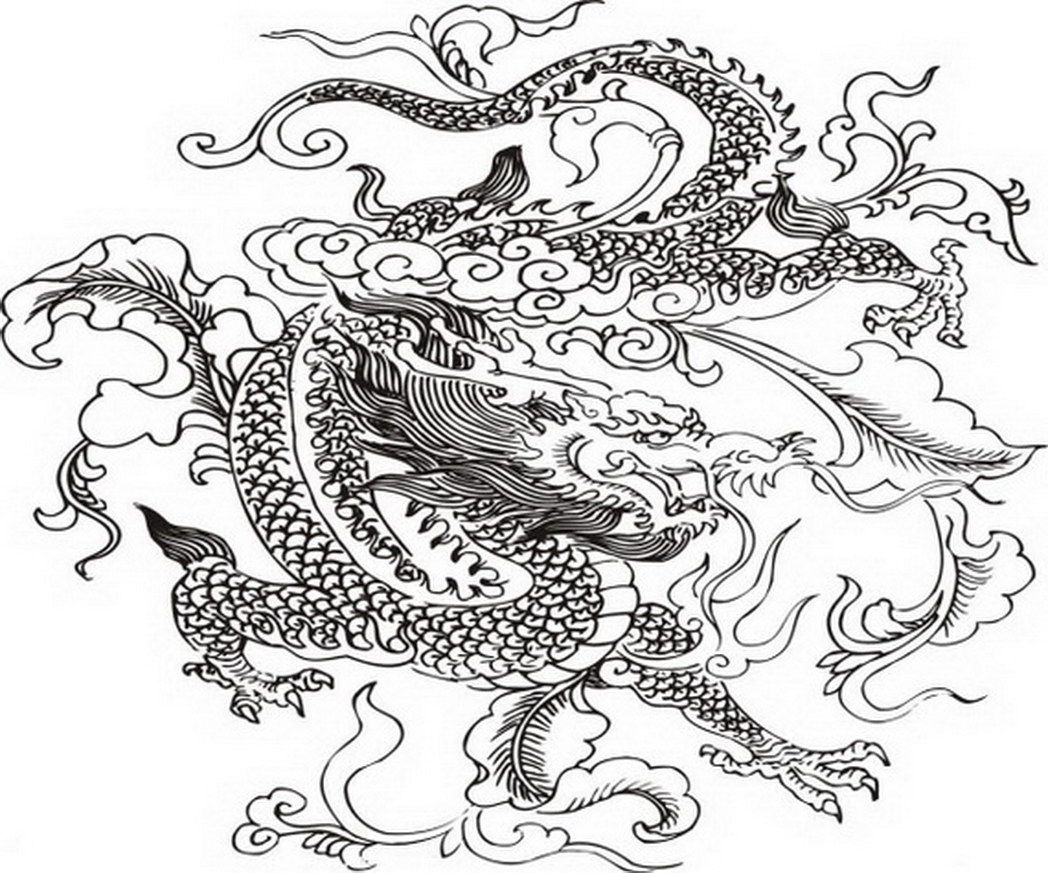 Free Printable Chinese Dragon Coloring Pages For Kids Within Page 1048x873 Free Printable Chinese Dragon Coloring Pages For Kids Within Page