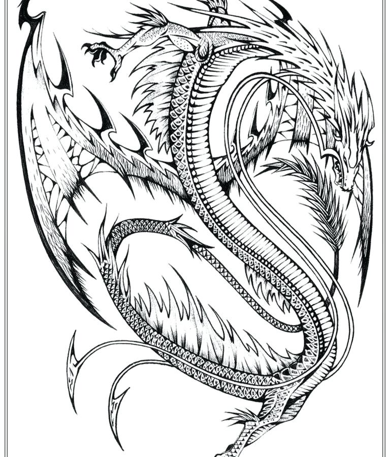 Real Dragon Coloring Pages Adult Simple Dragon Coloring Pages 768x900 Real Dragon Coloring Pages Adult Simple Dragon Coloring Pages