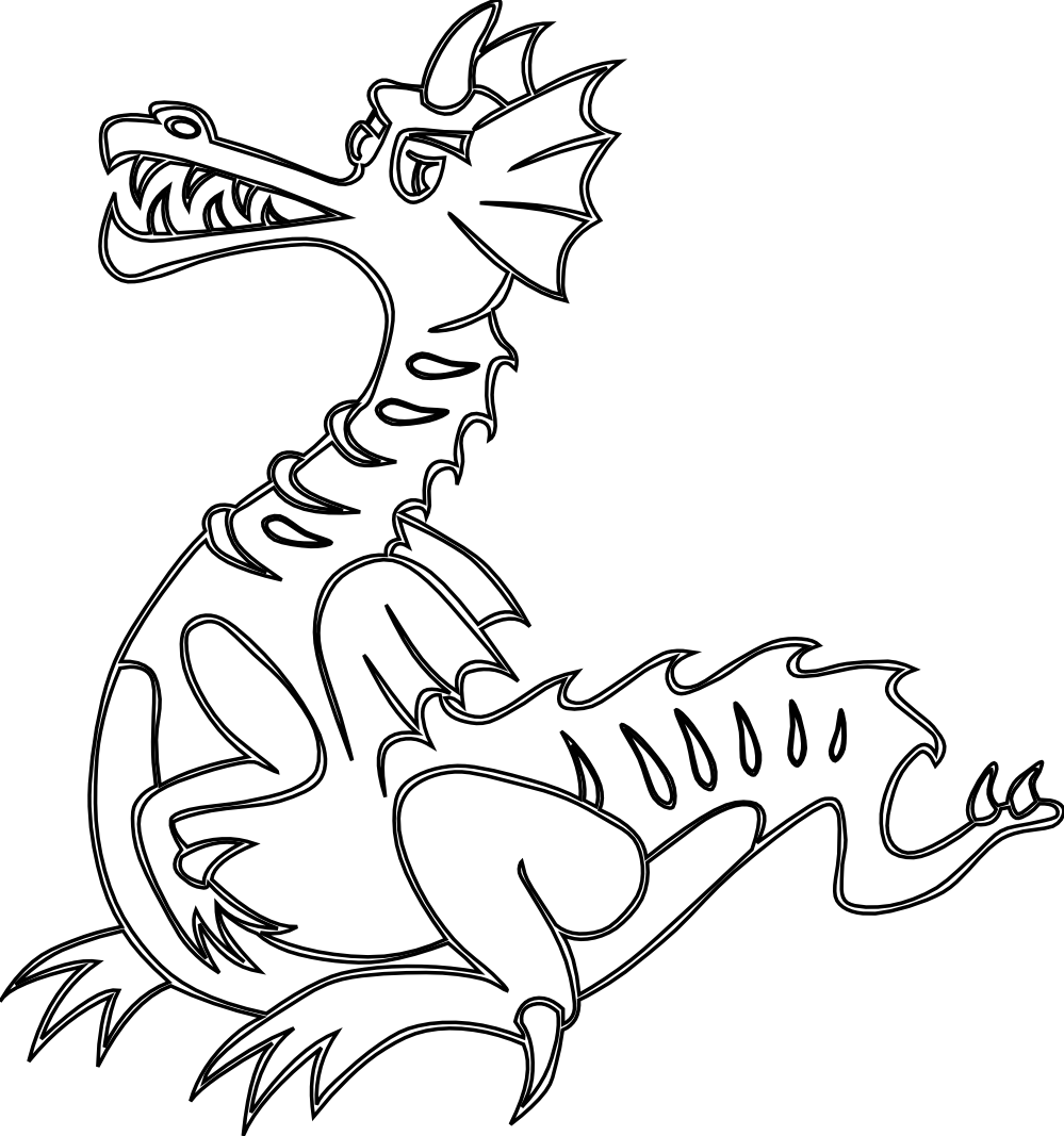 Free Printable Dragon Coloring Pages For Kids Cool Coloring Book 999x1067 Free Printable Dragon Coloring Pages For Kids Cool Coloring Book