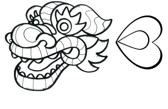 700x452 Coloring Pages Online Disney Dragon Head Page Chinese New Year