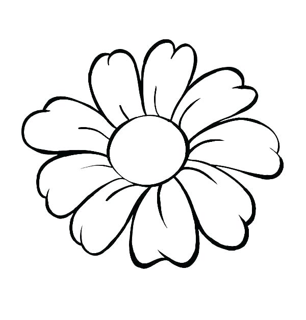 600x627 Coloring Spring Flowers Coloring Pictures Pages For Adults Online