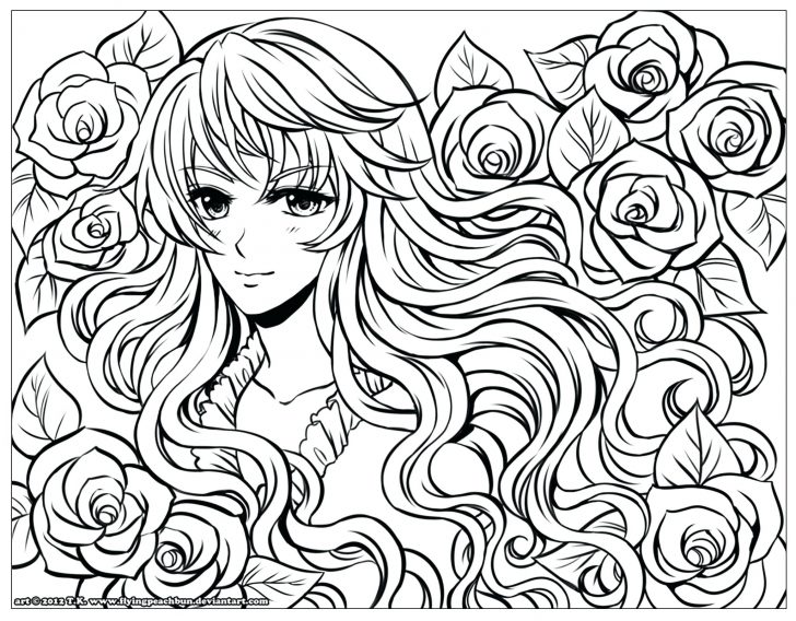 Female Chinese Dragon Coloring Pages For Adults Online Manga Anime 728x568 Female Chinese Dragon Coloring Pages For Adults Online Manga Anime
