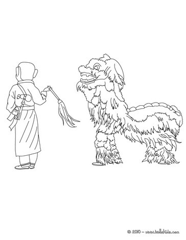 Chinese Lantern Coloring Page