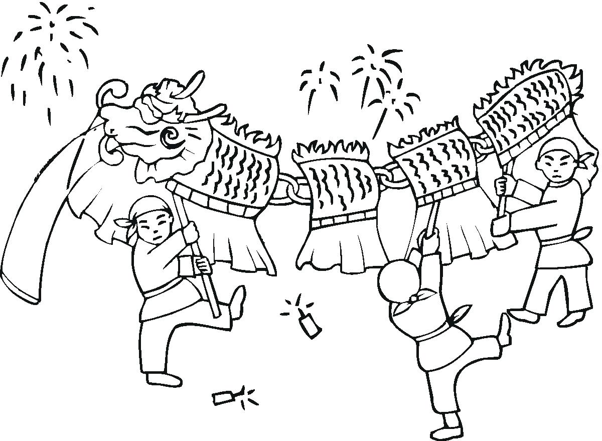 1200x879 Coloring Pages For Kids Free New Years Chinese Traditional Lantern