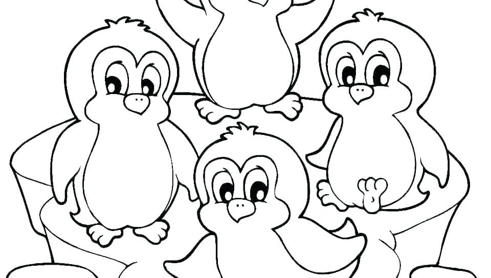 960x544 Penguins Coloring Pages Free Penguin Coloring Pages Penguins