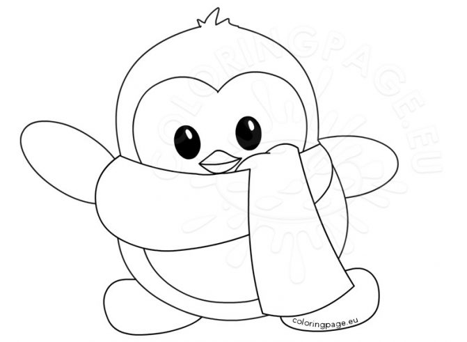 671x491 Coloring Pages Endearing Coloring Page Penguin Penguins Lovely