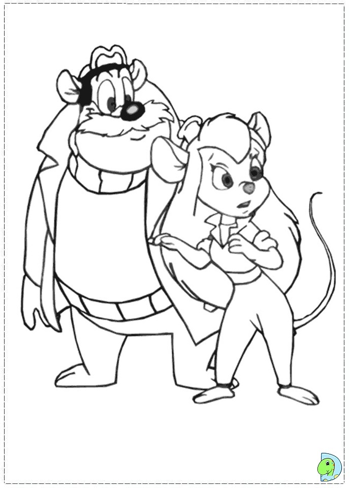Chip And Dale Coloring Pages 691x960 Chip And Dale Coloring Pages
