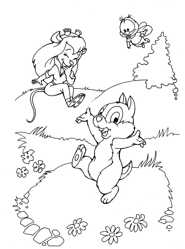Kids N 35 Coloring Pages Of Chip And Dale 646x870 Kids N 35 Coloring Pages Of Chip And Dale
