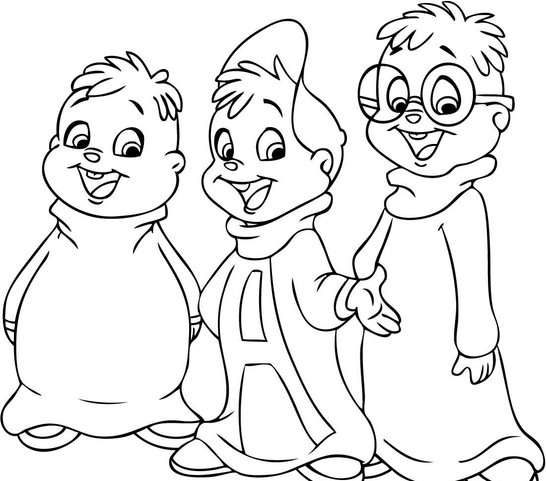 Free Printable Chipettes Coloring Pages For Kids 1100x969 Free Printable Chipettes Coloring Pages For Kids