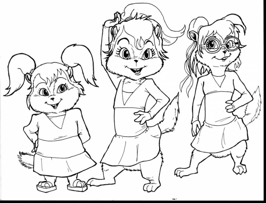 Marvelous Chipettes Coloring Pages For Girls With Alvin And 1126x862 Marvelous Chipettes Coloring Pages For Girls With Alvin And