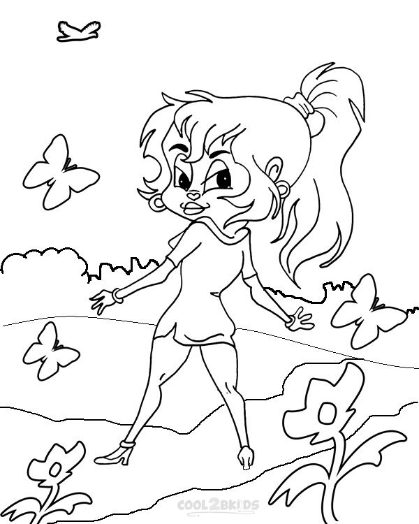 Printable Chipettes Coloring Pages For Kids Cool2bkids 600x750 Printable Chipettes Coloring Pages For Kids Cool2bkids