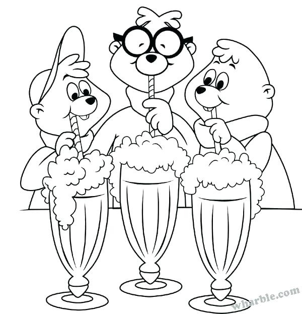 600x623 Chipmunk Coloring Pages And The Chipmunks Colour Colouring Pages