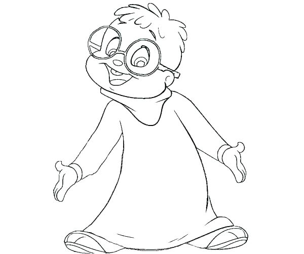 600x500 Alvin And The Chipmunks Coloring Pages Chipmunk Coloring Page S
