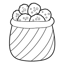 Chips Coloring Page