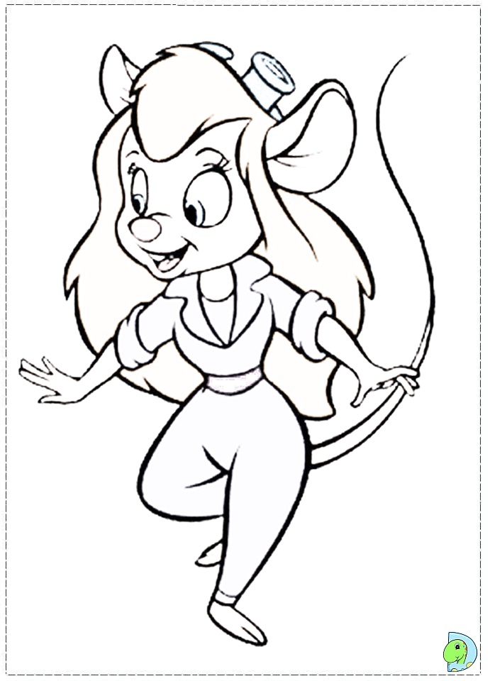 Chip And Dale Coloring Pages 691x960 Chip And Dale Coloring Pages