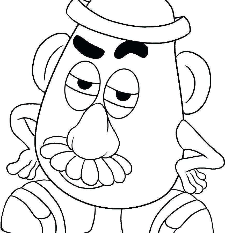 Potato Coloring Pages Coloring Page Potato Head Kids N Fun 869x900 Potato Coloring Pages Coloring Page Potato Head Kids N Fun